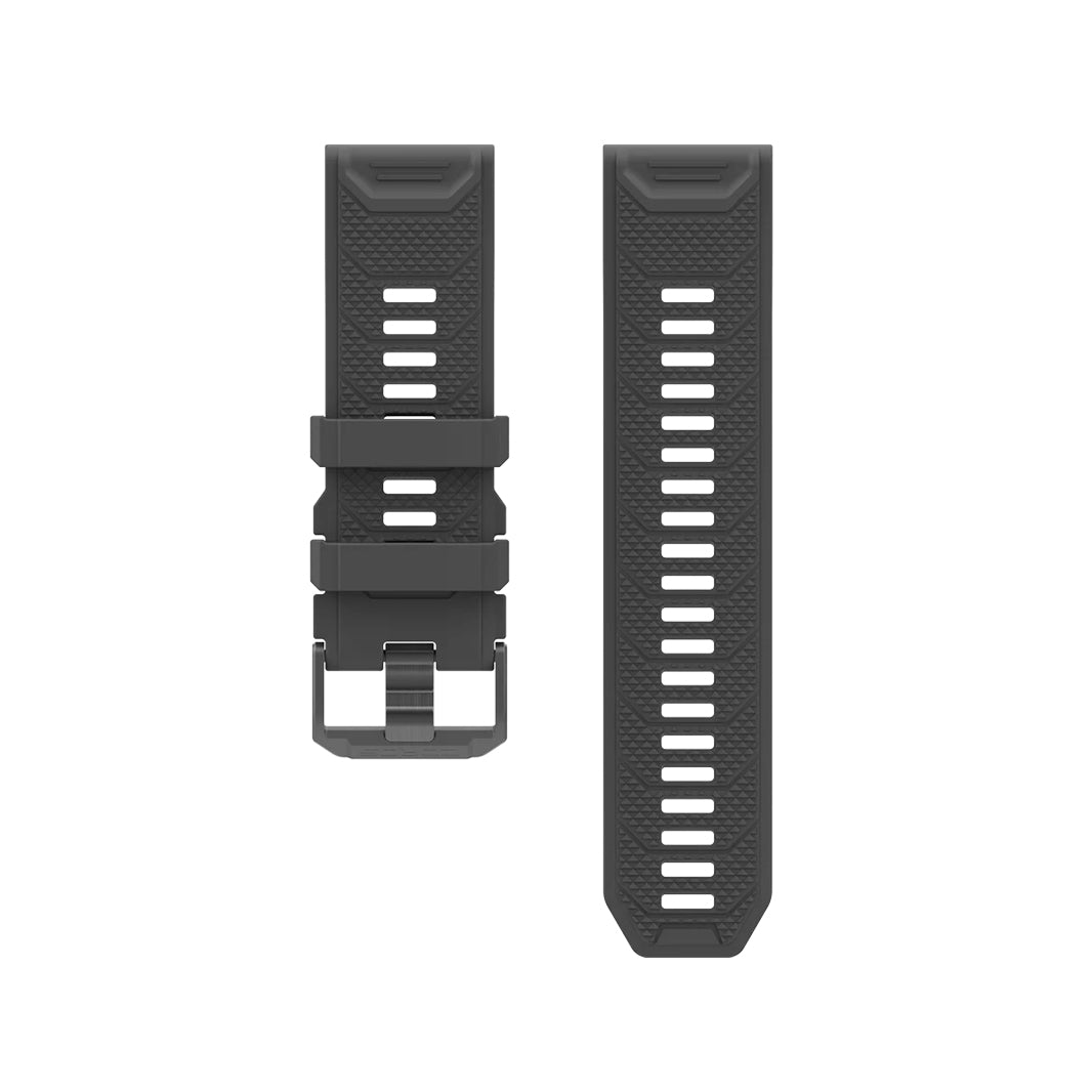 26 mm Quick Fit - Correa Vertix 2 & 2S - Silicone Black