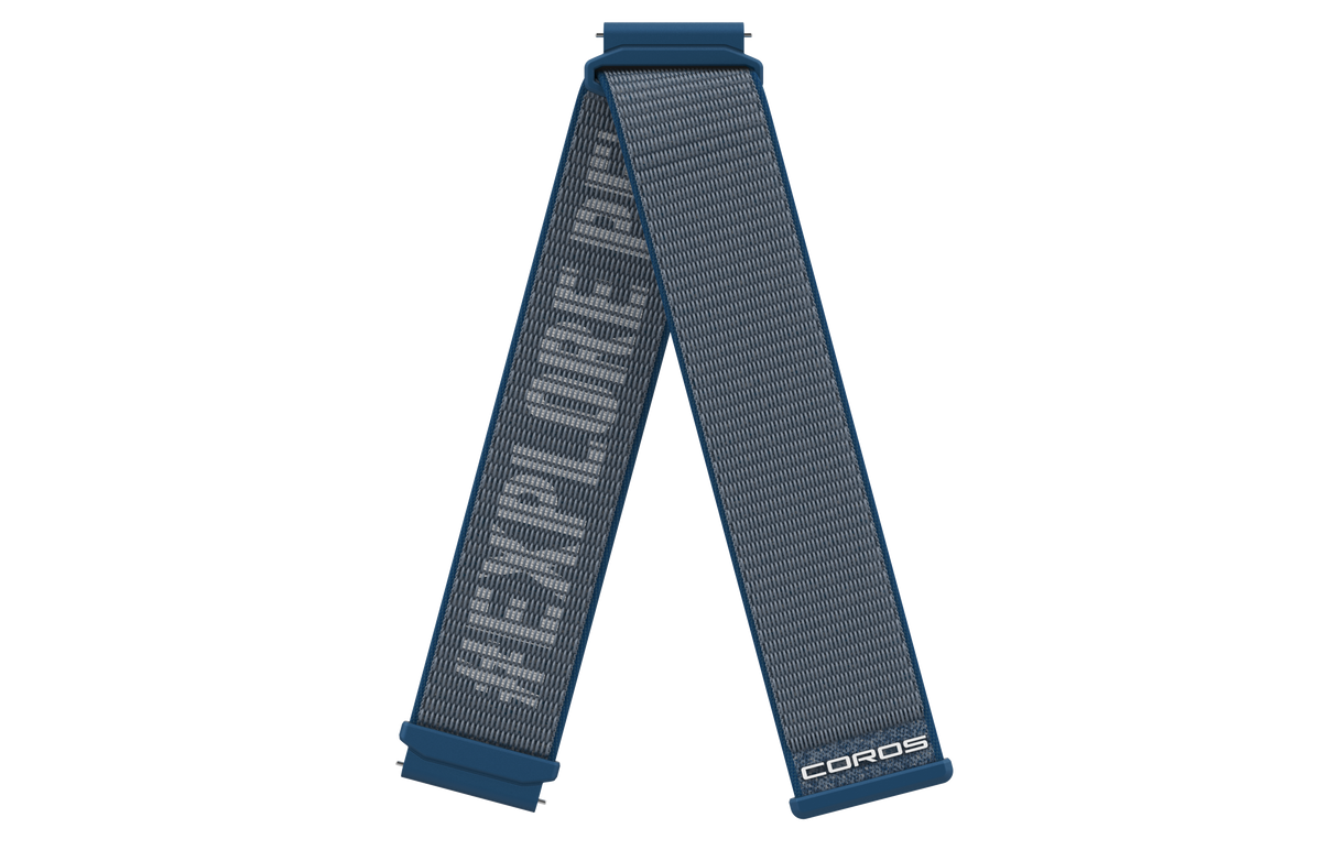 22mm QuickR - Correa Pace PRO / Pace 4 / Apex 4 (42mm) / Pace 3  Nylon - Blue